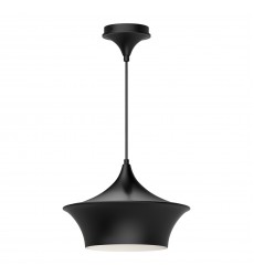 PD523013MB-Emiko 12-in Matte Black 1 Light Pendant  PD523013MB-Emiko 12-in Matte Black 1 Light Pendant
