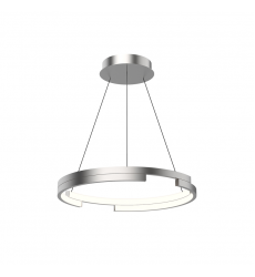 PD52719-BN-UNV-010-Anello Minor 19-in Brushed Nickel LED Pendant