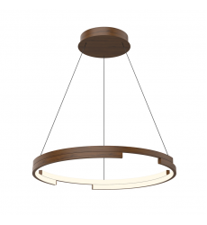 PD52724-WT-UNV-Anello Minor 24-in Walnut LED Pendant