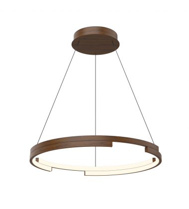 PD52724-WT-UNV-Anello Minor 24-in Walnut LED Pendant