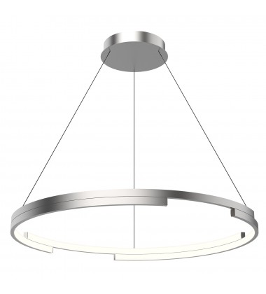  PD52732-BN-Anello Minor 32-in Brushed Nickel LED Pendant