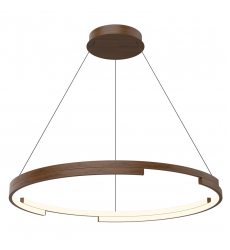 PD52732-WT-UNV-Anello Minor 32-in Walnut LED Pendant