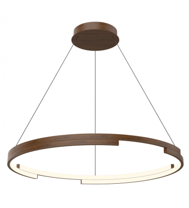 PD52732-WT-UNV-Anello Minor 32-in Walnut LED Pendant
