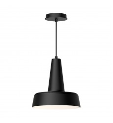  PD527811MB-Juliana 11-in Matte Black 1 Light Pendant