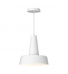  PD527811WH-Juliana 11-in White 1 Light Pendant