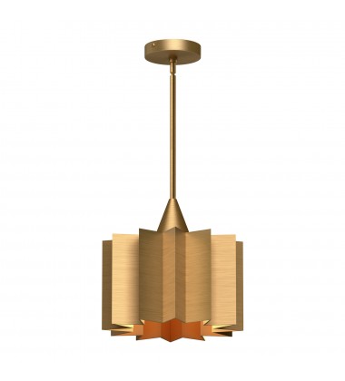 PD528412AG-Plisse 12-in Aged Gold 1 Light Pendant PD528412AG-Plisse 12-in Aged Gold 1 Light Pendant