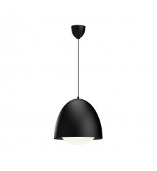 PD529116MBOP-Kenji 16-in Matte Black/Opal Matte Glass 1 Light Pendant  PD529116MBOP-Kenji 16-in Matte Black/Opal Matte Glass 1 Light Pendant