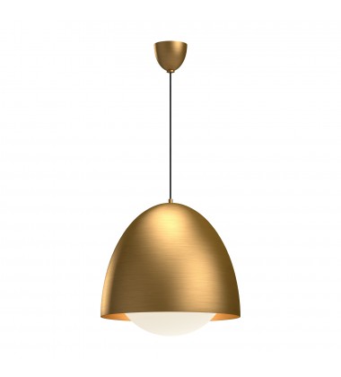 PD529220AGOP-Kenji 20-in Aged Gold/Opal Matte Glass 1 Light Pendant  PD529220AGOP-Kenji 20-in Aged Gold/Opal Matte Glass 1 Light Pendant