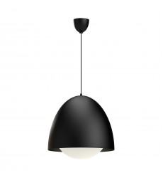 PD529220MBOP-Kenji 20-in Matte Black/Opal Matte Glass 1 Light Pendant  PD529220MBOP-Kenji 20-in Matte Black/Opal Matte Glass 1 Light Pendant