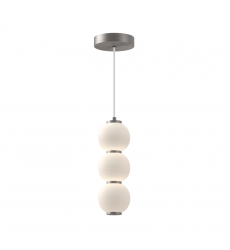 PD530313BNOP-UNV-Bijou 7-in Brushed Nickel/Opal Matte Glass LED Pendant