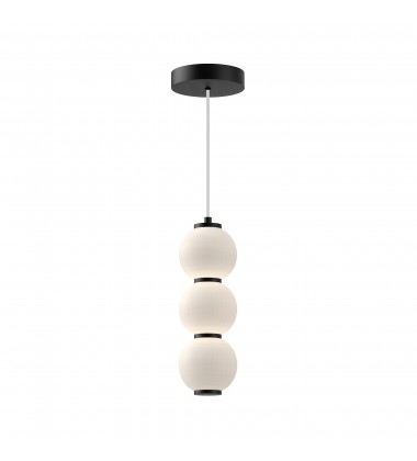PD530313MBOP-Bijou 7-in Matte Black/Opal Matte Glass LED Pendant PD530313MBOP-Bijou 7-in Matte Black/Opal Matte Glass LED Pendant