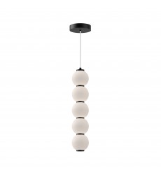 PD531515MBOP-Bijou 5-in Matte Black/Opal Matte Glass LED Pendant PD531515MBOP-Bijou 5-in Matte Black/Opal Matte Glass LED Pendant