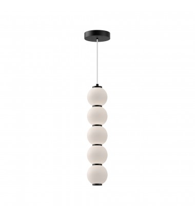 PD531515MBOP-Bijou 5-in Matte Black/Opal Matte Glass LED Pendant PD531515MBOP-Bijou 5-in Matte Black/Opal Matte Glass LED Pendant