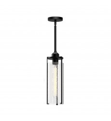 PD536005MBWC-Belmont 5-in Clear Water Glass/Matte Black 1 Light Pendant PD536005MBWC-Belmont 5-in Clear Water Glass/Matte Black 1 Light Pendant