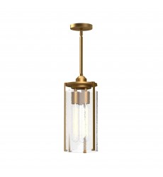 PD536107AGWC-Belmont 7-in Aged Gold/Clear Water Glass 3 Lights Pendant PD536107AGWC-Belmont 7-in Aged Gold/Clear Water Glass 3 Lights Pendant
