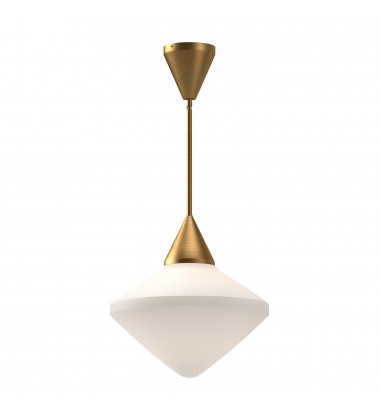 PD537714AGOP-Nora 14-in Aged Gold/Opal Matte Glass 1 Light Pendant PD537714AGOP-Nora 14-in Aged Gold/Opal Matte Glass 1 Light Pendant