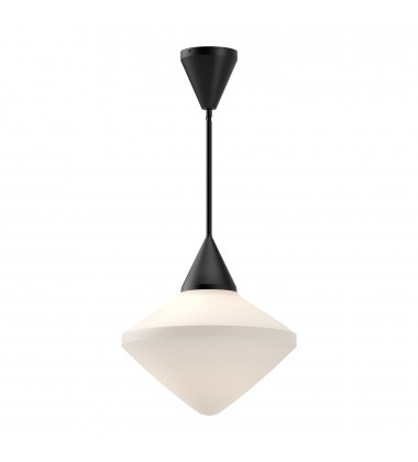 PD537714MBOP-Nora 14-in Matte Black/Opal Matte Glass 1 Light Pendant PD537714MBOP-Nora 14-in Matte Black/Opal Matte Glass 1 Light Pendant