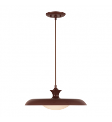PD557015BGD-Minori 15-in Burgundy Socket Pendant