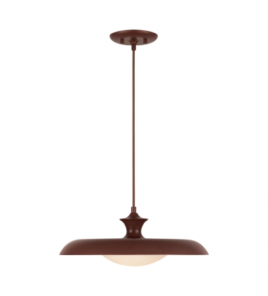 PD557015BGD-Minori 15-in Burgundy Socket Pendant