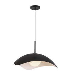 PD55922-BK-Kirby 22-in Black Pendant
