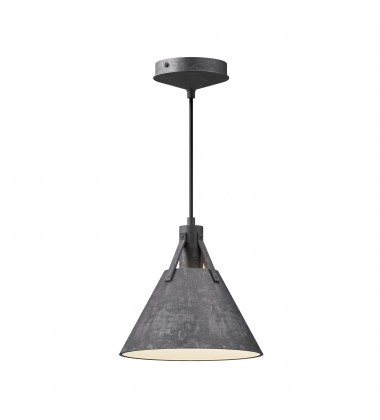  PD584510SL-Archer 10-in Steel Shade 1 Light Pendant
