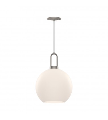  PD601710BNOP-Soji 10-in Brushed Nickel/Opal Matte Glass 1 Light Pendant