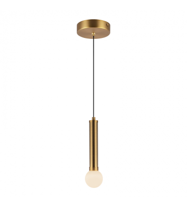 PD612109BGOP-UNV-Arden 9-in Brushed Gold/Opal Glass LED Pendant PD612109BGOP-UNV-Arden 9-in Brushed Gold/Opal Glass LED Pendant