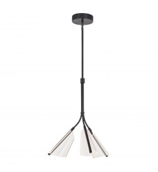  PD62622-BK/LG-Mulberry 22-in Black/Light Guide LED Pendant