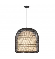 PD631920MBOP-Bondi 20-in Matte Black/Opal Glass 1 Light Pendant  PD631920MBOP-Bondi 20-in Matte Black/Opal Glass 1 Light Pendant