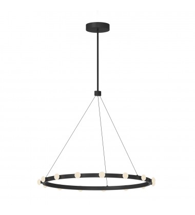  PD63428-BK-Rezz 28-in Black LED Pendant
