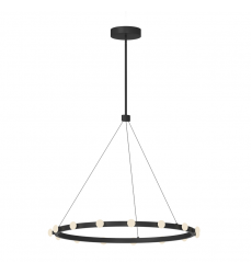 PD63428-BK-UNV-Rezz 28-in Black LED Pendant