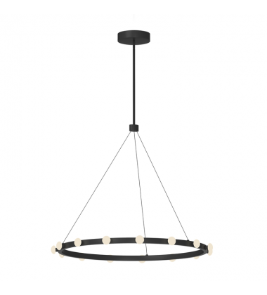 PD63428-BK-UNV-Rezz 28-in Black LED Pendant PD63428-BK-UNV-Rezz 28-in Black LED Pendant