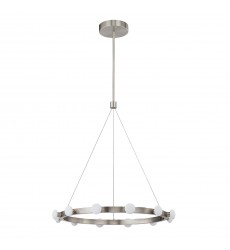  PD63428-BN-Rezz 28-in Brushed Nickel LED Pendant