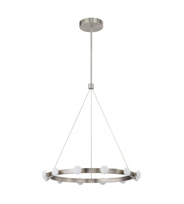  PD63428-BN-Rezz 28-in Brushed Nickel LED Pendant