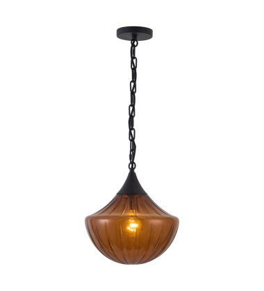 PD651012MBAM-Farrah 12-in Black Pendant PD651012MBAM-Farrah 12-in Black Pendant