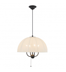 PD661418MB-Crosby 18-in Matte Black Socket Pendant