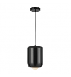 PD68507-GBK-UNV-Hayden 7-in Glossy Black LED Pendant