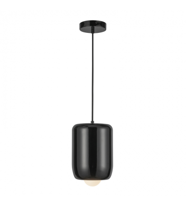 PD68507-GBK-UNV-Hayden 7-in Glossy Black LED Pendant PD68507-GBK-UNV-Hayden 7-in Glossy Black LED Pendant