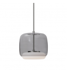 PD70610-SM/BN-UNV-Enkel 10-in Smoked/Brushed Nickel LED Pendant