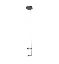  PD72208-BK-Novel 8-in Black LED Pendant