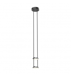 PD72208-BK-UNV-Novel 8-in Black LED Pendant