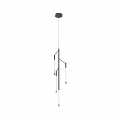  PD74738-BK-Motif 38-in Black LED Pendant