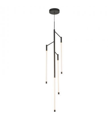 PD74746-BK-UNV-Motif 46-in Black LED Pendant PD74746-BK-UNV-Motif 46-in Black LED Pendant
