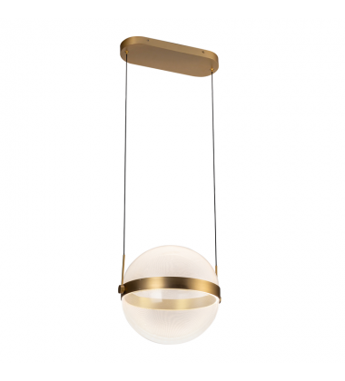 PD75912-BG/LG-3CCT-UNV-Pisces 12-in Brushed Gold/Light Guide LED Pendant PD75912-BG/LG-3CCT-UNV-Pisces 12-in Brushed Gold/Light Guide LED Pendant