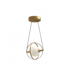 PD76708-BG-UNV-Aries 8-in Brushed Gold LED Pendant