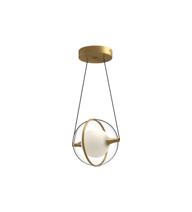 PD76708-BG-UNV-Aries 8-in Brushed Gold LED Pendant