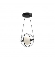  PD76708-BK-Aries 8-in Black LED Pendant