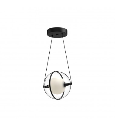  PD76708-BK-Aries 8-in Black LED Pendant