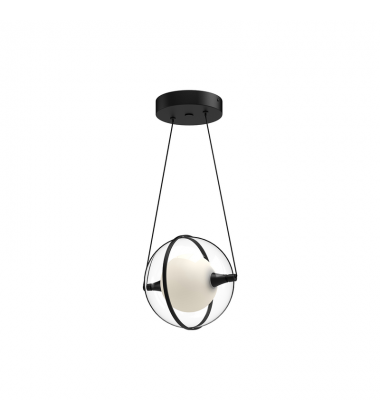 PD76708-BK-UNV-Aries 8-in Black LED Pendant PD76708-BK-UNV-Aries 8-in Black LED Pendant