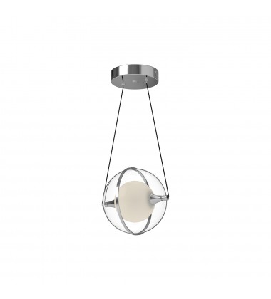  PD76708-CH-Aries 8-in Chrome LED Pendant